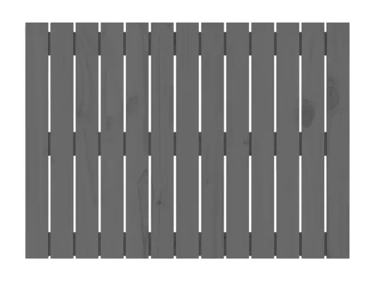 Kauf Unique Wand-Kopfteil Grau 82,5x3x60 cm Massivholz Kiefer Bis zu 60% Rabatt