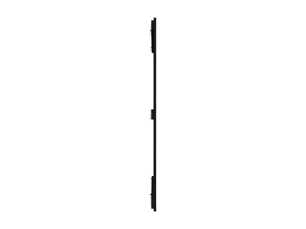 Kauf Unique Wand-Kopfteil Schwarz 108x3x110 cm Massivholz Kiefer Bis zu 65% Rabatt