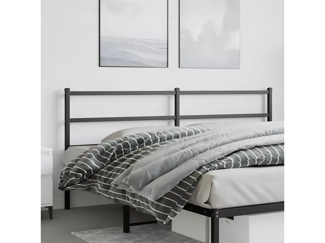 Kauf Unique Kopfteil Metall Schwarz 200 cm