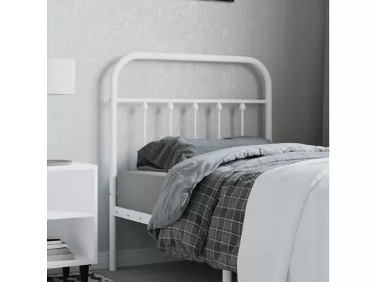 Kauf Unique Kopfteil Metall Weiß 80 cm Discount Store für neue Produkte