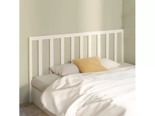 Kauf Unique Kopfteil Weiß 206x4x100 cm Massivholz Kiefer 50% Rabatt mit kostenlosem Versand