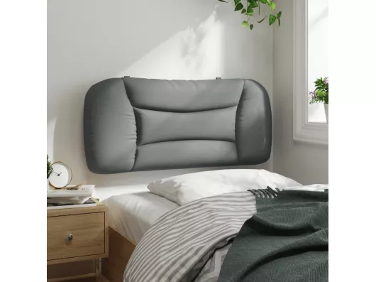 Kauf Unique Kopfteil-Kissen Hellgrau 90 cm Stoff Black Friday Preise