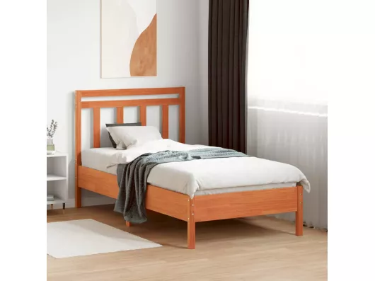 Kauf Unique Kopfteil Wachsbraun 100 cm Massivholz Kiefer 2025