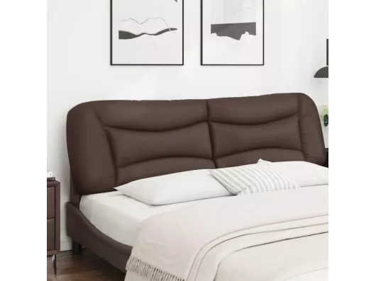 Kauf Unique Kopfteil-Kissen Braun 180 cm Kunstleder Verkauf