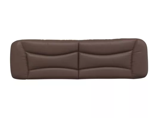 Kauf Unique Kopfteil-Kissen Braun 180 cm Kunstleder Verkauf