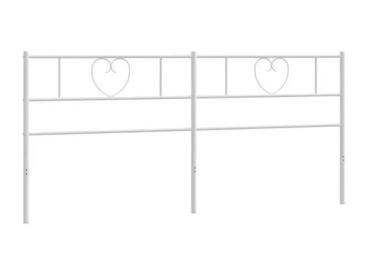 Kauf Unique Kopfteil Metall Weiß 200 cm Fabrikverkauf