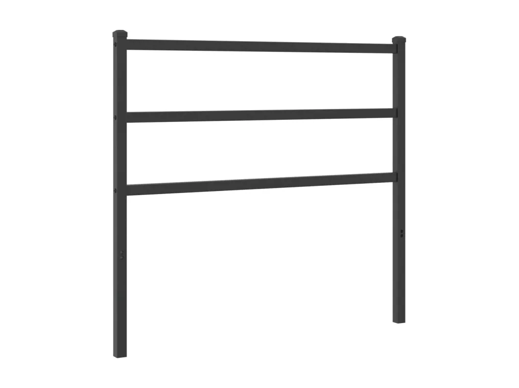 Kauf Unique Kopfteil Metall Schwarz 107 cm Kostenloser Versand