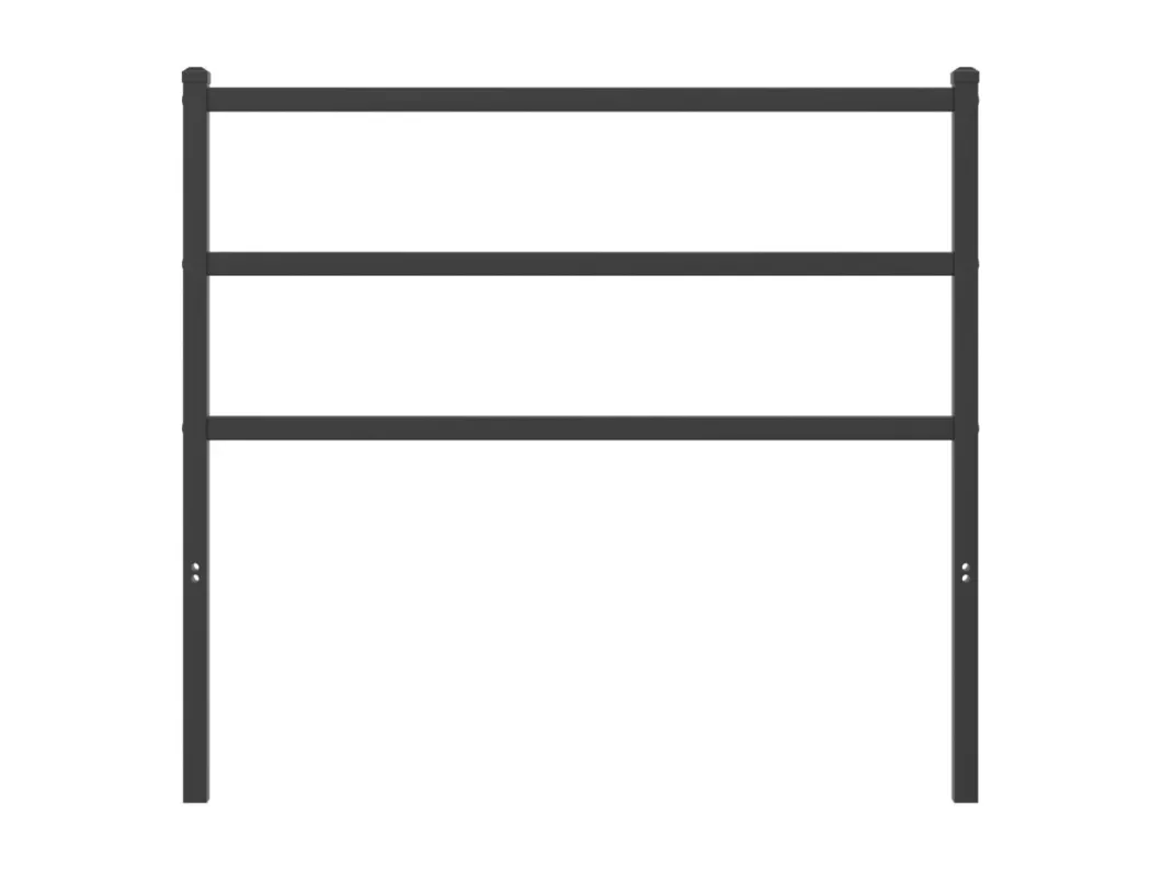 Kauf Unique Kopfteil Metall Schwarz 107 cm Kostenloser Versand