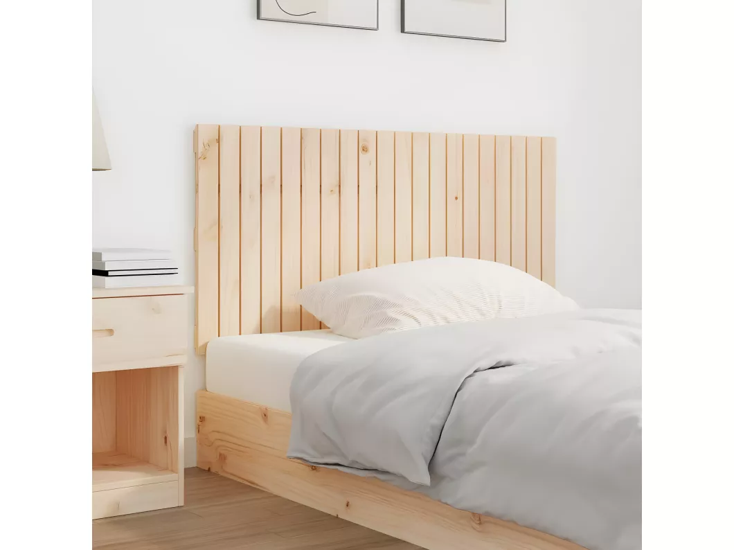 Kauf Unique Wand-Kopfteil 127,5x3x60 cm Massivholz Kiefer Fabrikpreis