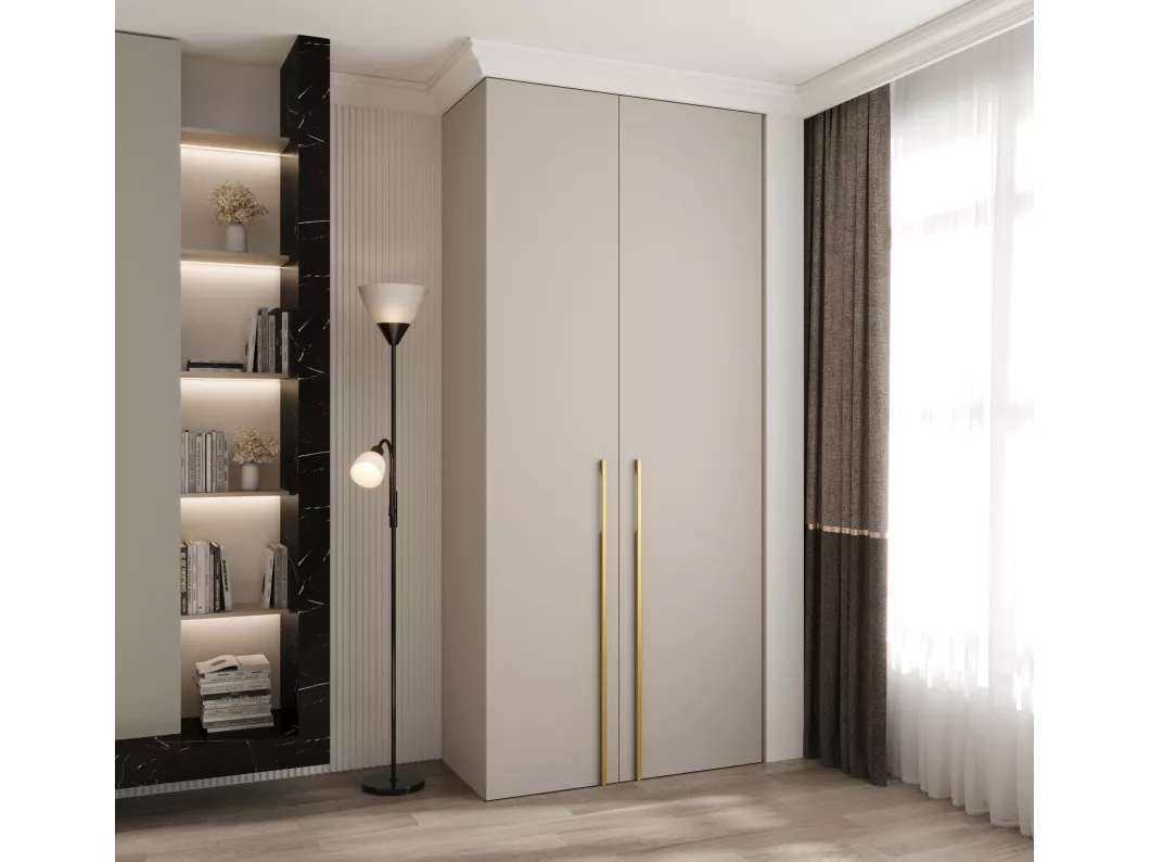 Kauf Unique Drehtürenschrank Como 3 245,5/110/50 2-türig (Kaschmir/Gold) Preisnachlass