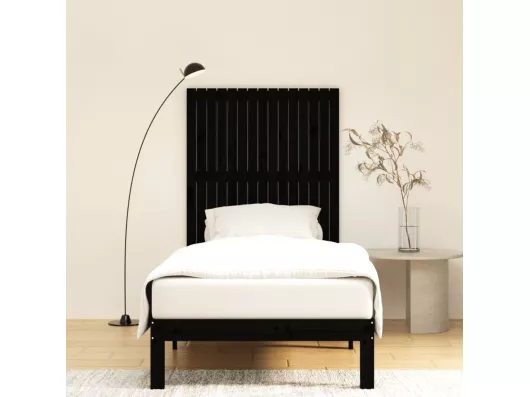Kauf Unique Wand-Kopfteil Schwarz 95,5x3x110 cm Massivholz Kiefer Cyber Monday
