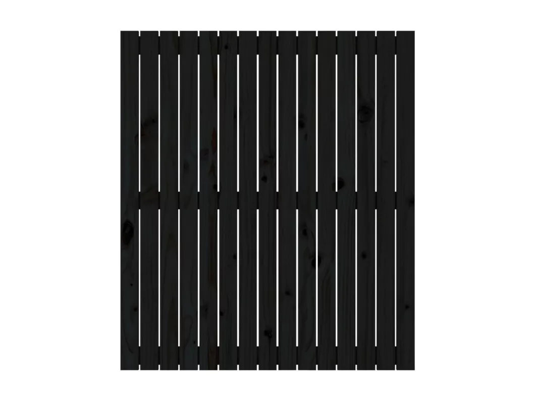 Kauf Unique Wand-Kopfteil Schwarz 95,5x3x110 cm Massivholz Kiefer Cyber Monday