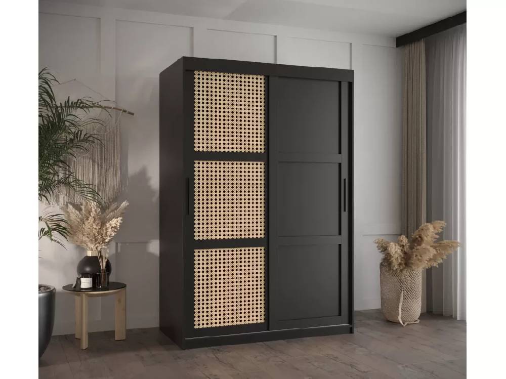 Kauf Unique SCHWEBETÜRENSCHRANK PLECIONKA 3 200/120/62 2-türig (Schwarz) Blitzangebot