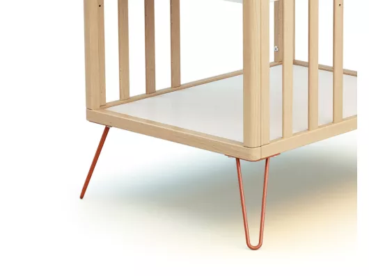 Kauf Unique Wickeltisch 2 Regale ONLY Holz Terracotta Bestseller