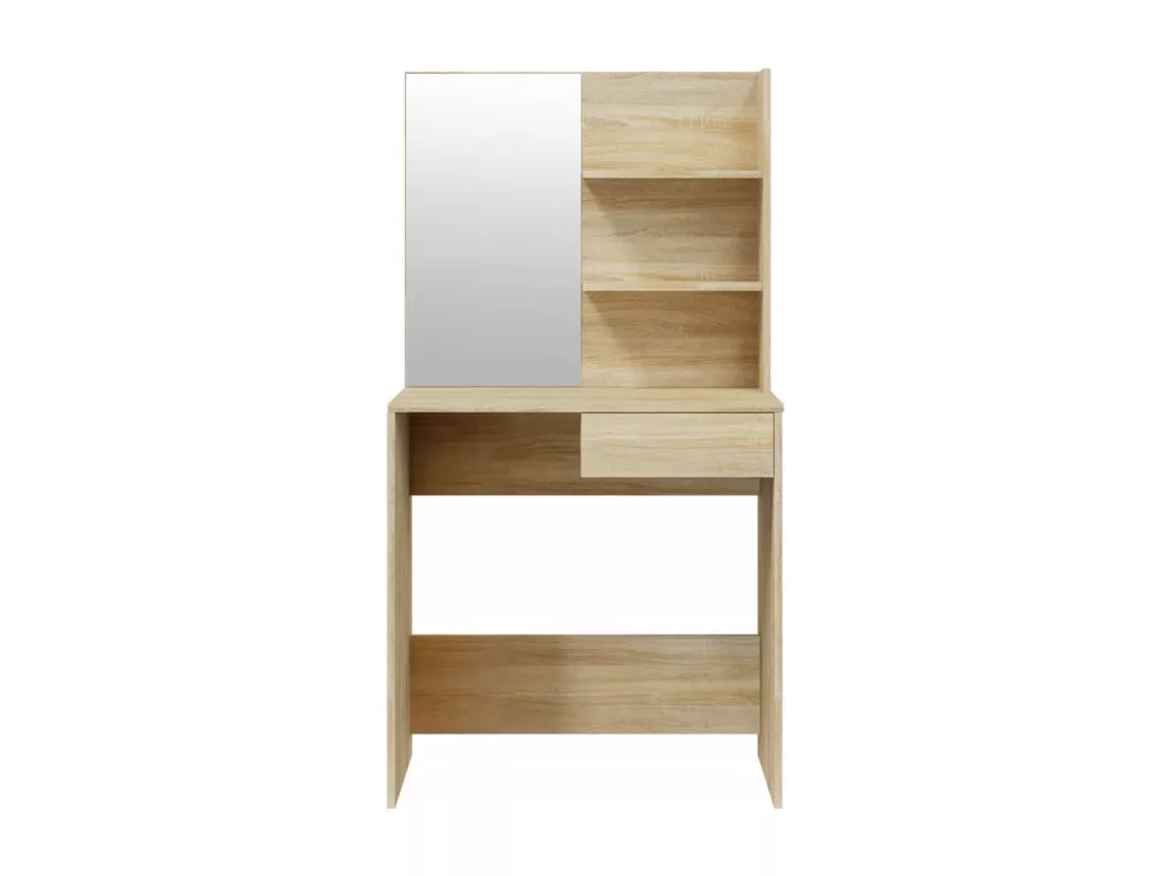 Kauf Unique Schminktisch-Set Sonoma-Eiche 74,5x40x141 cm Tägliche Deals