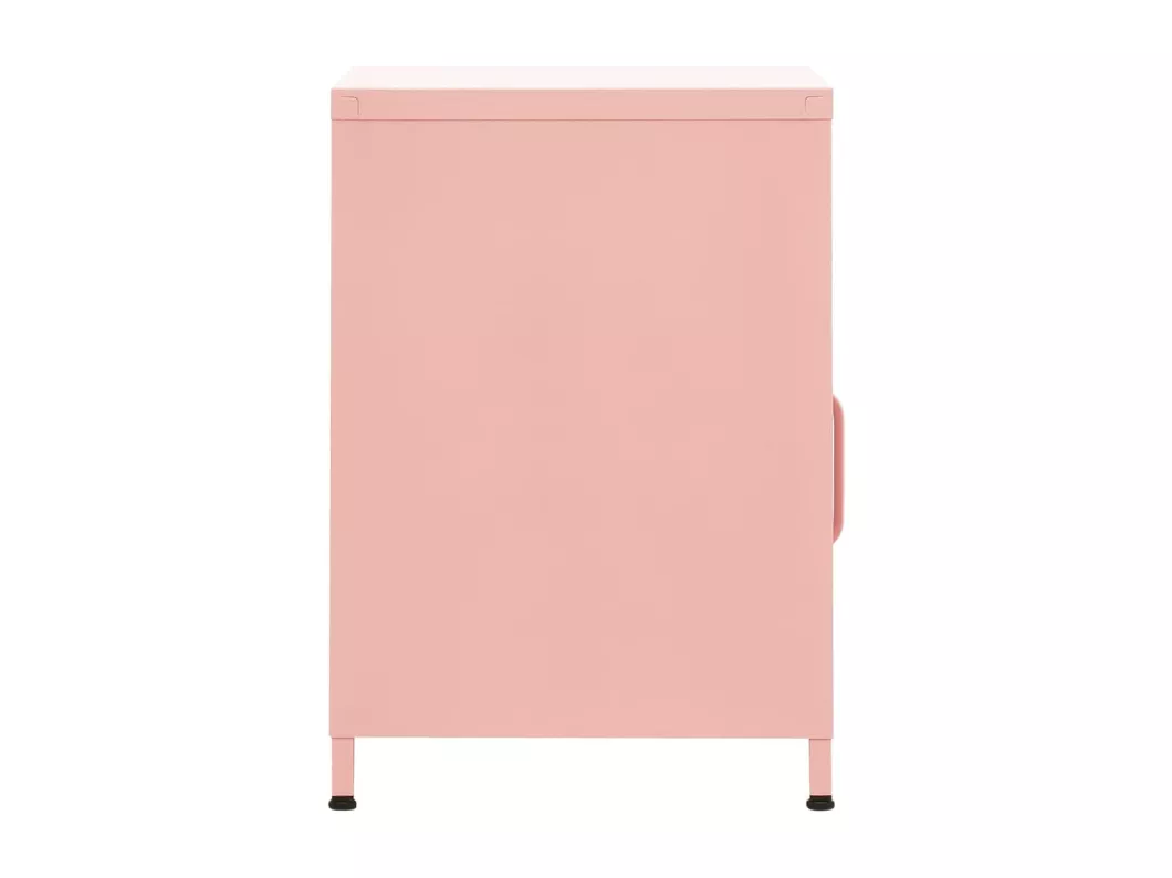 Kauf Unique Nachttisch Rosa 35x35x51 cm Stahl Sonderangebote