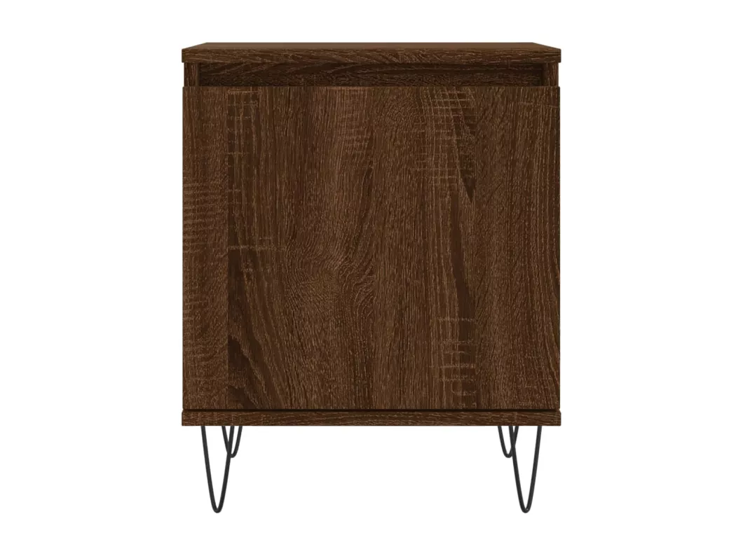 Kauf Unique Nachttische 2 Stk. Braun Eichen-Optik 40x30x50 cm Holzwerkstoff Riesige Ersparnisse