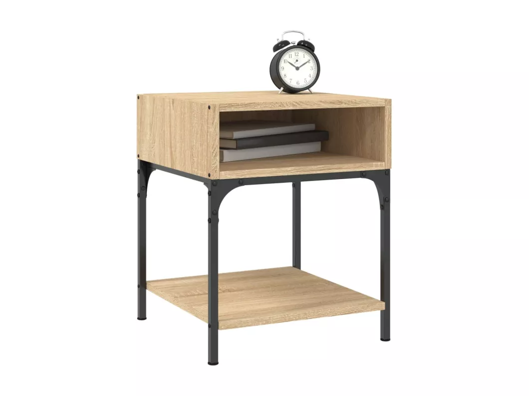 Kauf Unique Nachttische 2 Stk. Sonoma-Eiche 40x41x50 cm Holzwerkstoff VIP-Rabatte