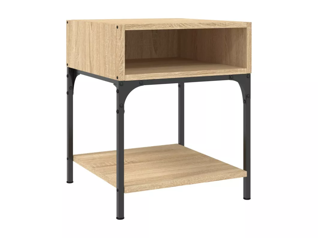 Kauf Unique Nachttische 2 Stk. Sonoma-Eiche 40x41x50 cm Holzwerkstoff VIP-Rabatte