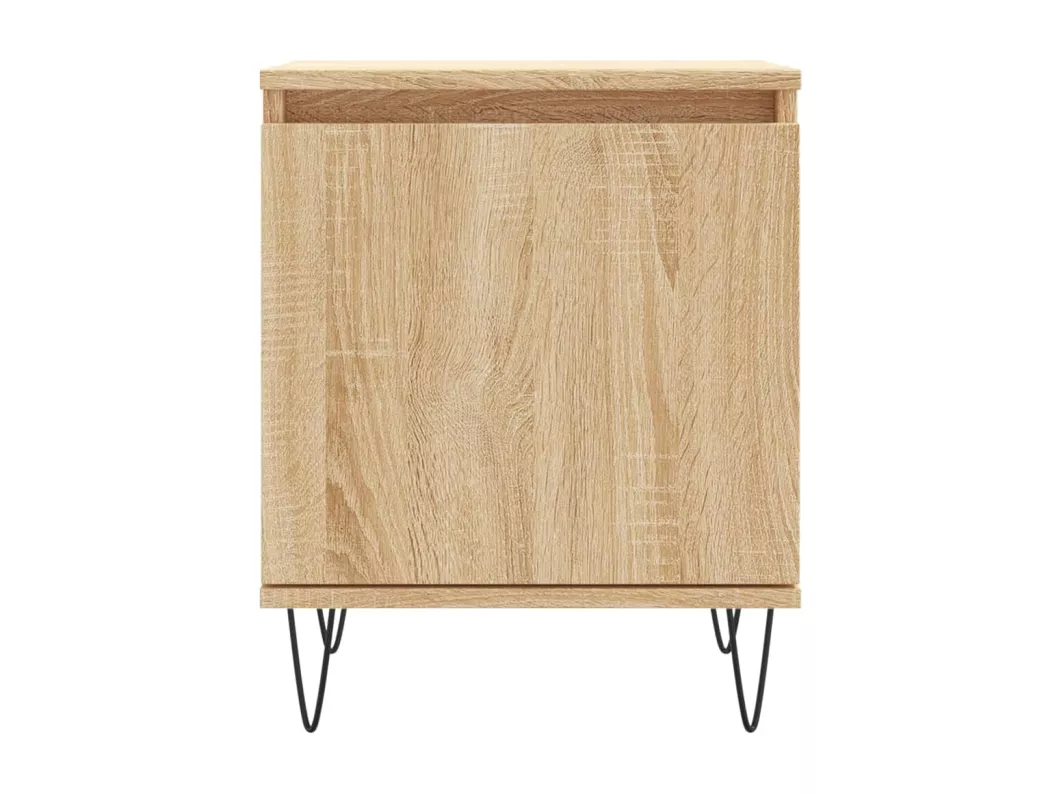 Kauf Unique Nachttische 2 Stk. Sonoma-Eiche 40x30x50 cm Holzwerkstoff Tiefpreis