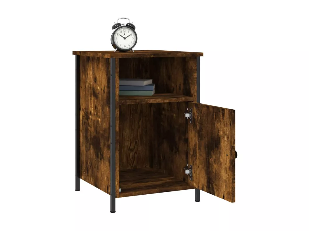 Kauf Unique Nachttische 2 Stk. Räuchereiche 40x42x60 cm Holzwerkstoff Super Sparpreis