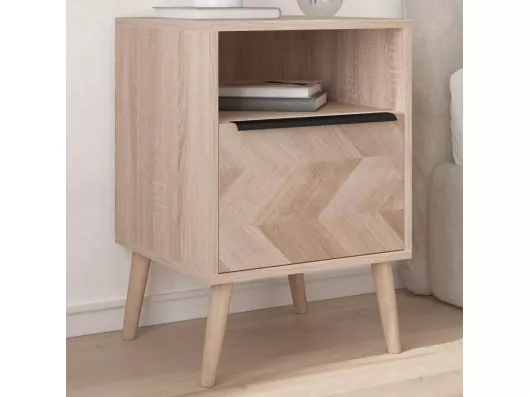 Kauf Unique Finori Nachttisch Lusk 61A Sonoma-Eiche 38,5x38,5x57 cm Begrenzte Freigabe