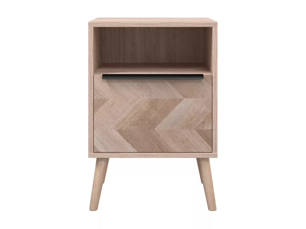 Kauf Unique Finori Nachttisch Lusk 61A Sonoma-Eiche 38,5x38,5x57 cm Begrenzte Freigabe