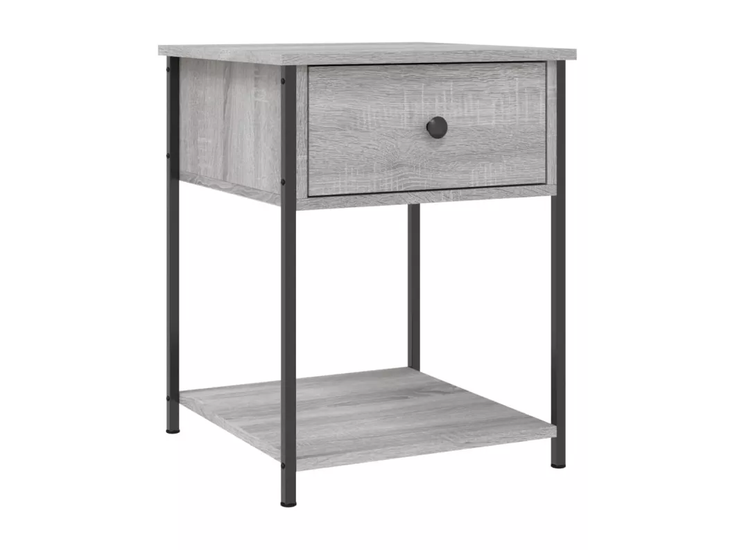 Kauf Unique Nachttische 2 Stk. Grau Sonoma 44x45x58 cm Holzwerkstoff JETZT KAUFEN