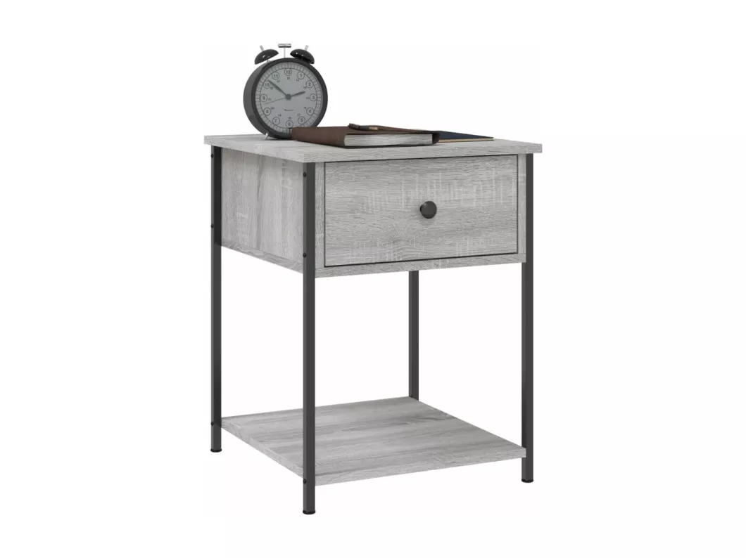 Kauf Unique Nachttische 2 Stk. Grau Sonoma 44x45x58 cm Holzwerkstoff JETZT KAUFEN