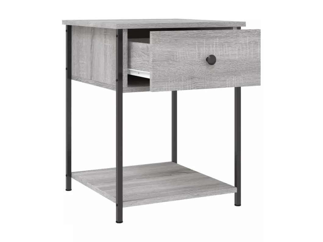 Kauf Unique Nachttische 2 Stk. Grau Sonoma 44x45x58 cm Holzwerkstoff JETZT KAUFEN