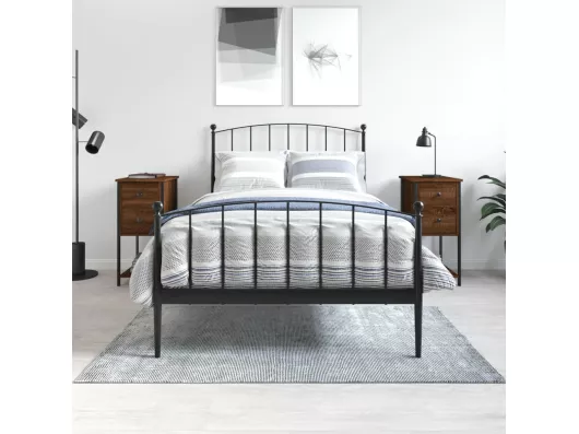 Kauf Unique Nachttische 2 Stk. Braun Eichen-Optik 32x42x70 cm Holzwerkstoff