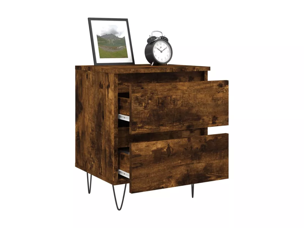 Kauf Unique Nachttisch Räuchereiche 40x35x50 cm Holzwerkstoff Zeitbegrenzte Promotion