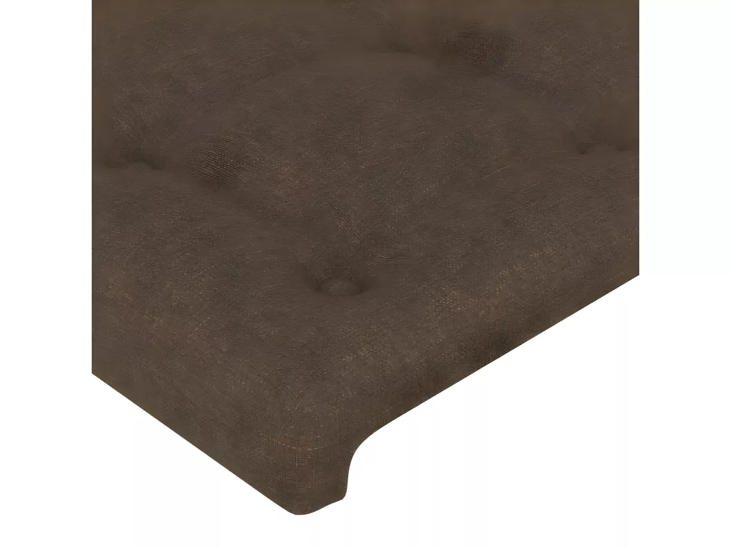 Kauf Unique Kopfteile 4 Stk. Dunkelbraun 80x5x78/88 cm Stoff Nur für heute