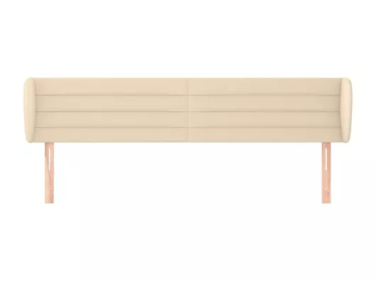 Kauf Unique Kopfteil mit Ohren Creme 183x23x78/88 cm Stoff Sonderangebot der Fabrik