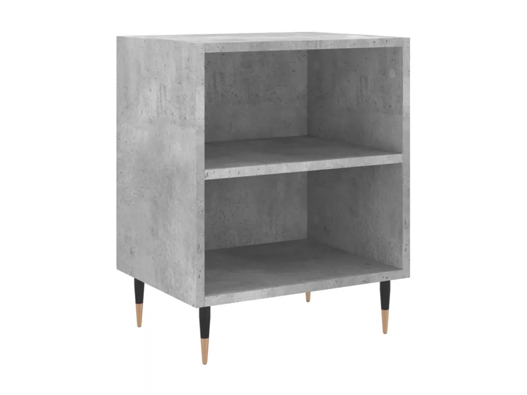 Kauf Unique Nachttische 2 Stk. Betongrau 40x30x50 cm Holzwerkstoff Vierteljährliche Förderung