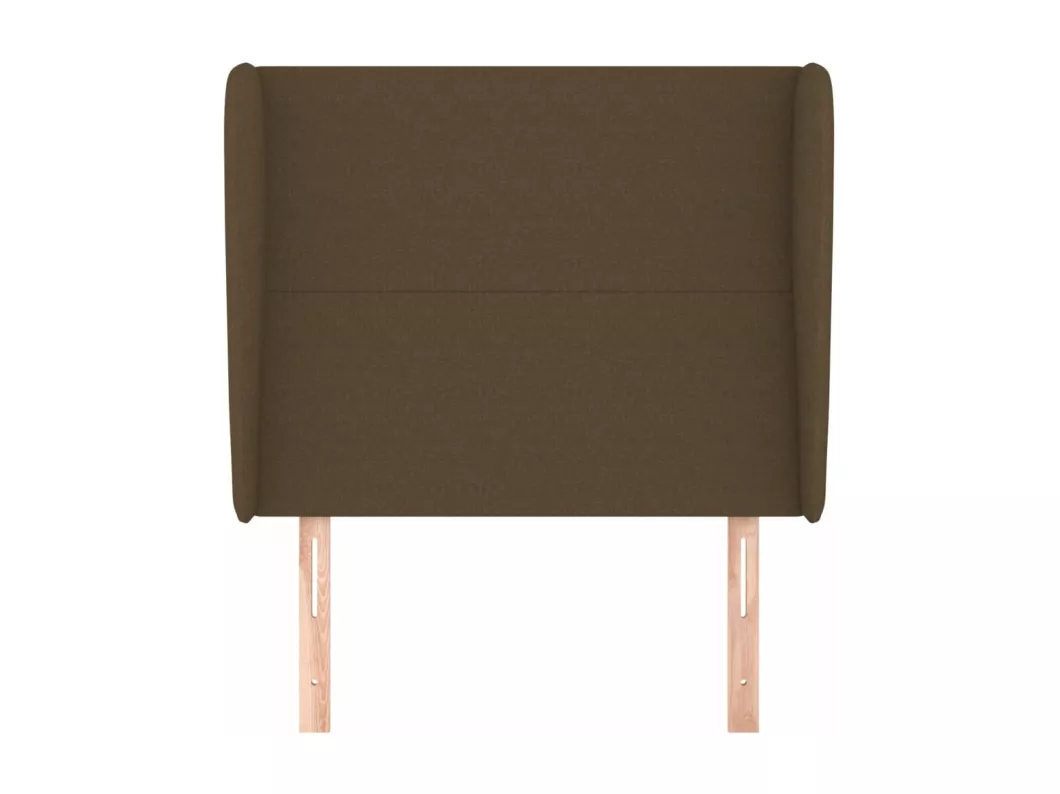 Kauf Unique Kopfteil mit Ohren Dunkelbraun 103x23x118/128 cm Stoff Nur noch ein Tag übrig
