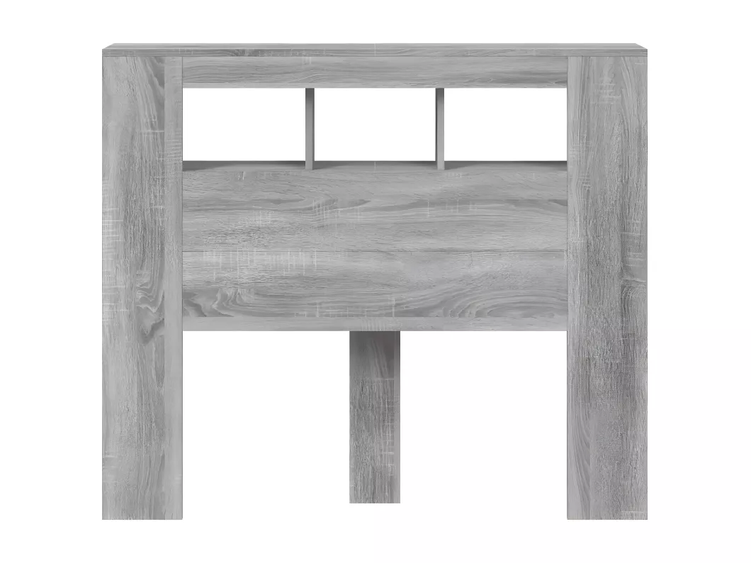 Kauf Unique LED-Kopfteil Grau Sonoma 120x18,5x103,5 cm Holzwerkstoff Clearance-Verkauf