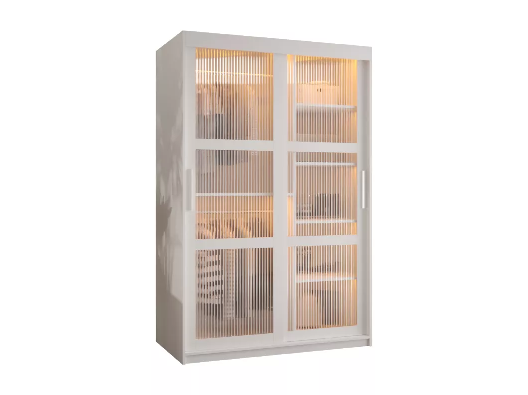 Kauf Unique SCHWEBETÜRENSCHRANK FLUTES 200/120/62 2-türig (Weiß)