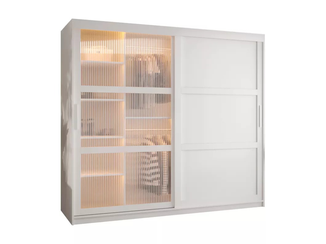 Kauf Unique SCHWEBETÜRENSCHRANK FLUTES 3 200/200/62 2-türig (Weiß)