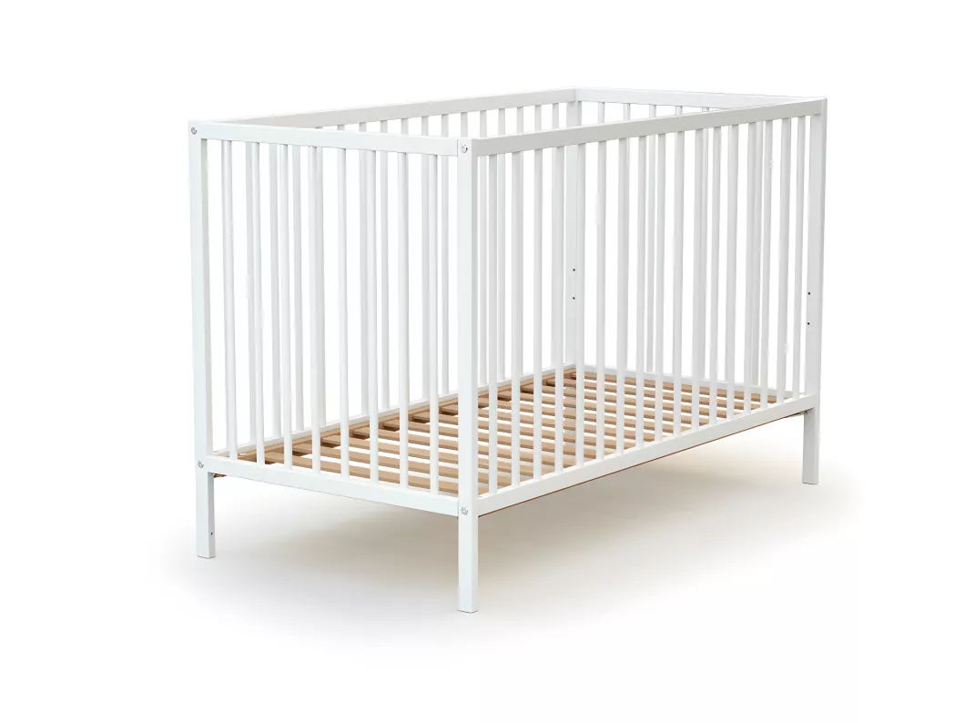 Kauf Unique Babyzimmer Bett und Wickeltisch Holz Weiß 60 x 120 Auslauf