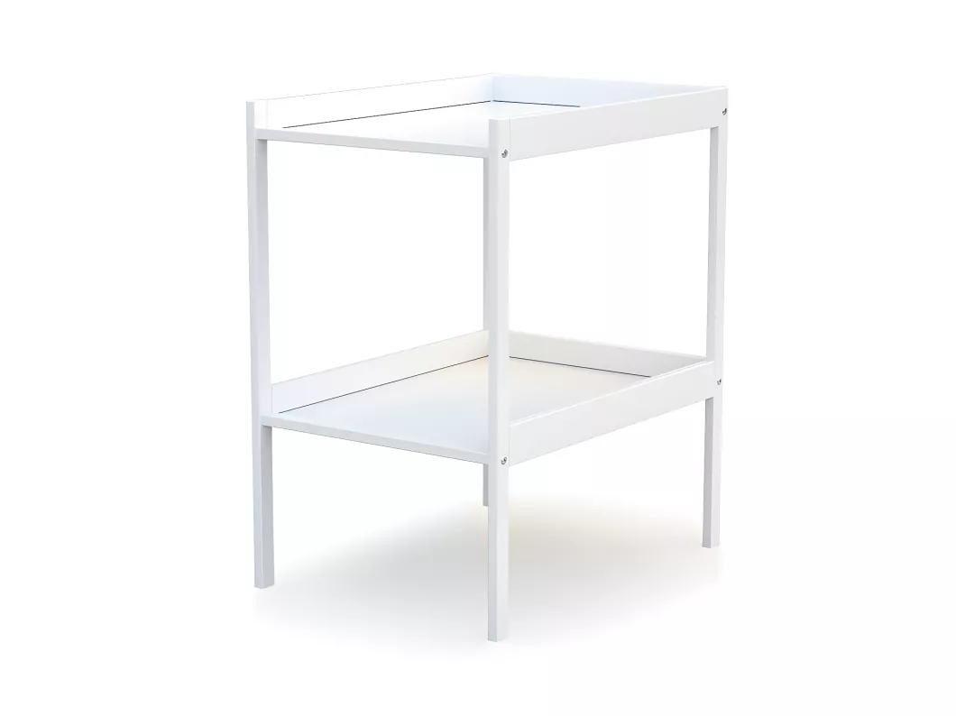 Kauf Unique Babyzimmer Bett und Wickeltisch Holz Weiß 60 x 120 Auslauf