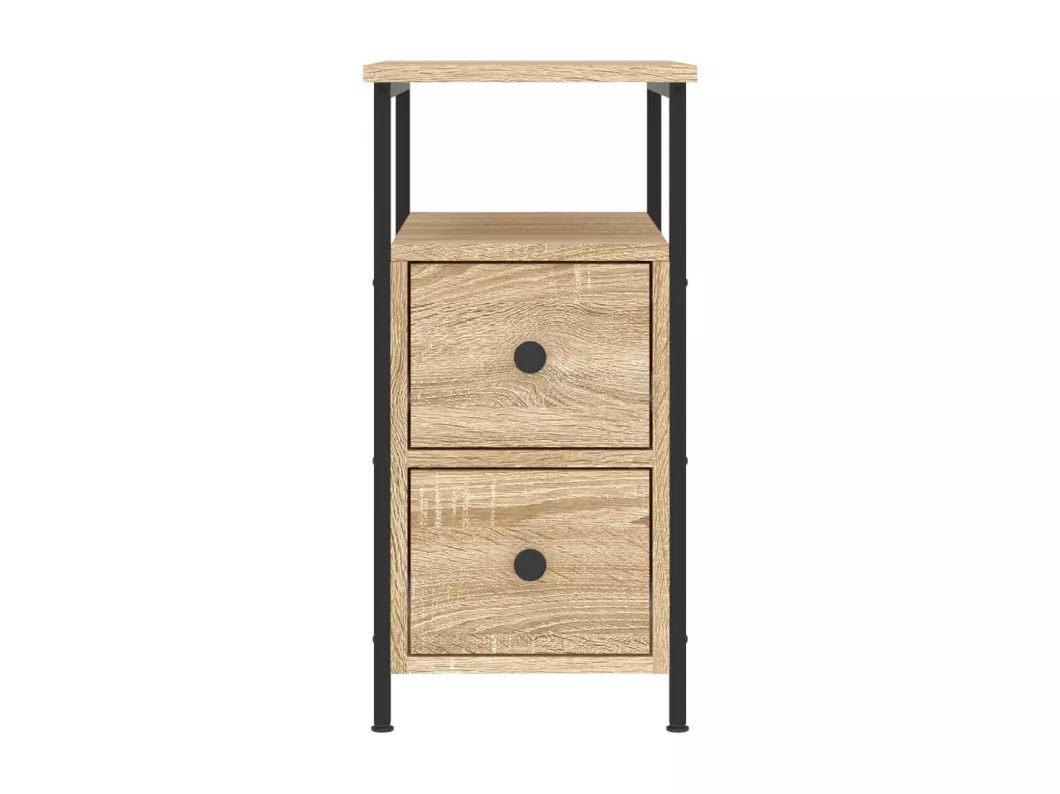 Kauf Unique Nachttisch Sonoma-Eiche 30x60x60 cm Holzwerkstoff im Angebot