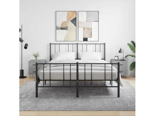 Kauf Unique Nachttische 2 Stk. Grau Sonoma 40x35x47,5 cm Holzwerkstoff