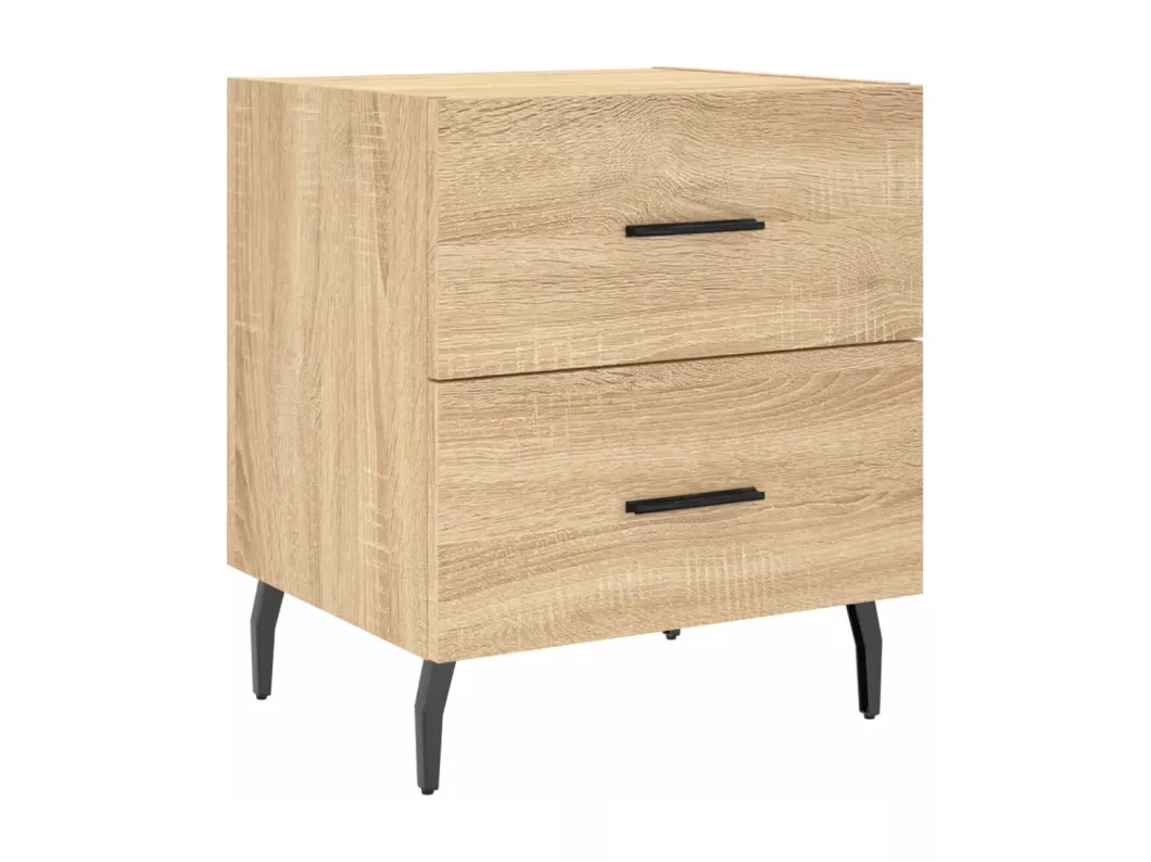 Kauf Unique Nachttische 2 Stk. Sonoma-Eiche 40x35x47,5 cm Holzwerkstoff Fabrik Onlineshop