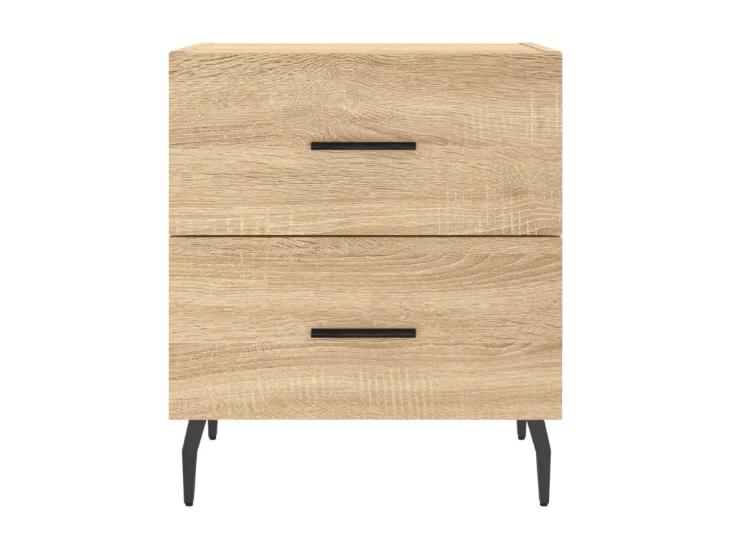 Kauf Unique Nachttische 2 Stk. Sonoma-Eiche 40x35x47,5 cm Holzwerkstoff Fabrik Onlineshop