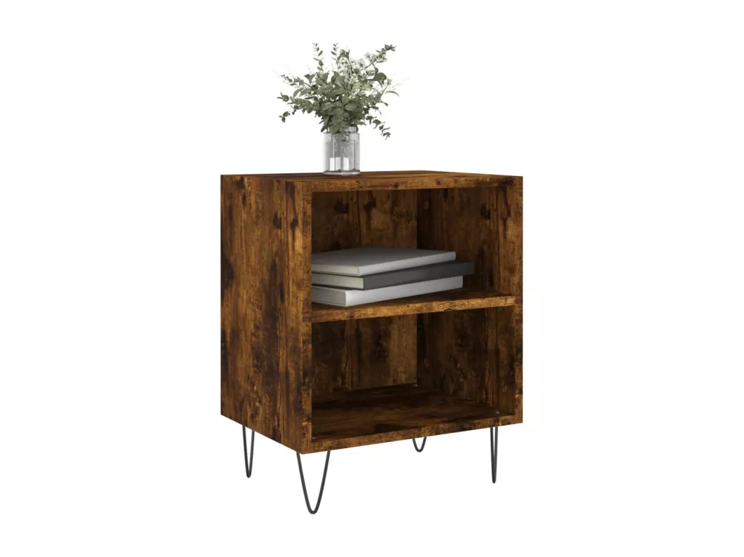 Kauf Unique Nachttische 2 Stk. Räuchereiche 40x30x50 cm Holzwerkstoff Sonderangebot
