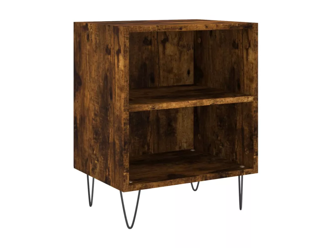 Kauf Unique Nachttische 2 Stk. Räuchereiche 40x30x50 cm Holzwerkstoff Sonderangebot