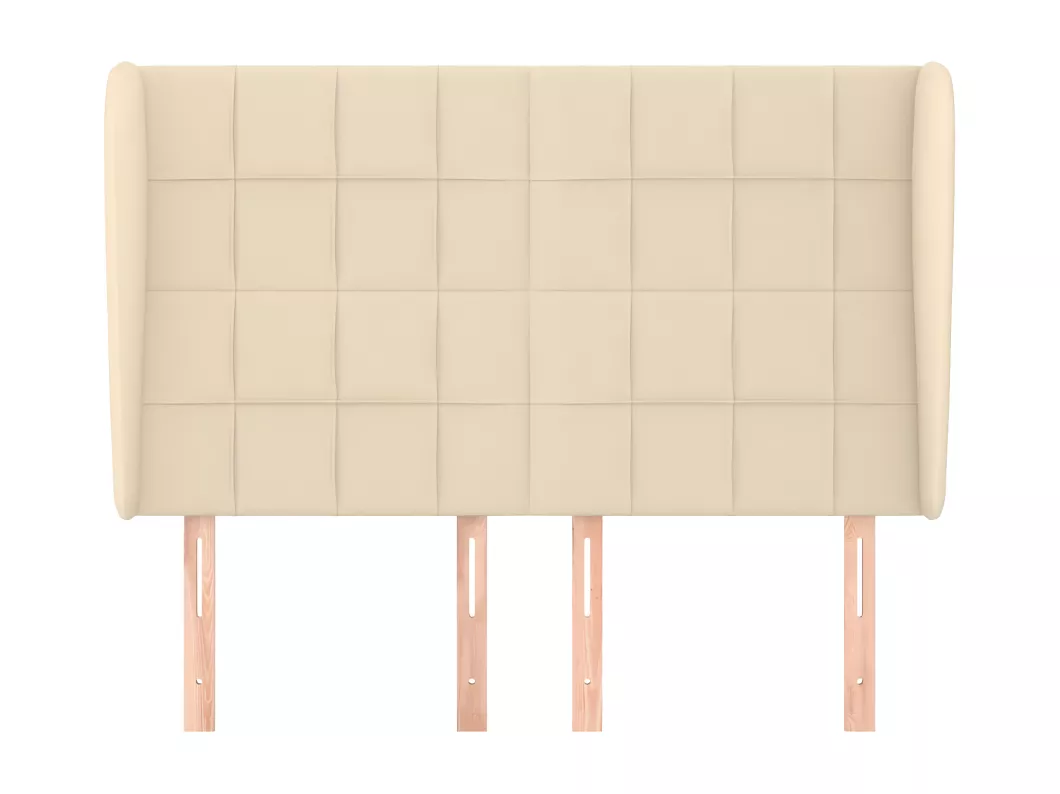 Kauf Unique Kopfteil mit Ohren Creme 147x23x118/128 cm Stoff Neueste Mode