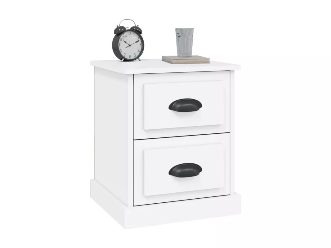 Kauf Unique Nachttische 2 Stk. Weiß 39x39x47,5 cm Holzwerkstoff Zeitlich begrenztes Angebot