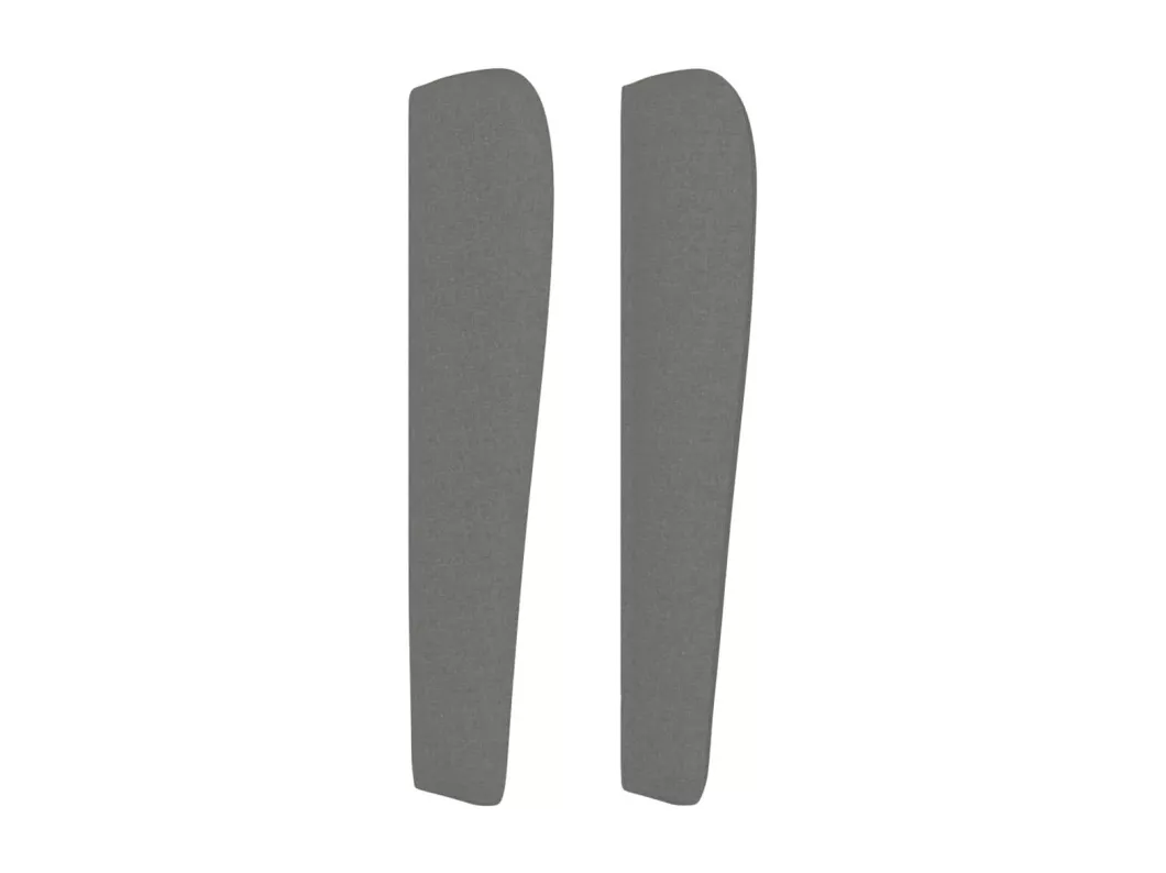Kauf Unique Kopfteil mit Ohren Dunkelgrau 103x23x118/128 cm Stoff Blitzangebot